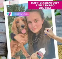 Haft diamentowy z WŁASNEGO ZDJĘCIA Twojego zdjęcia diamenciki KWADRATO — ujęcie 2