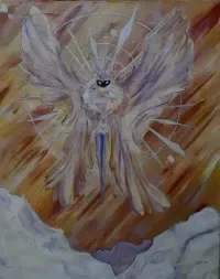 Hollow Knight / Obraz malowany 60x80 — ujęcie 2