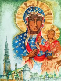 Kilim gobelin na ścianę — ujęcie 2