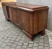 Komoda/Szafka RTV Orzech 163 Art-Deco Antyk Po Renowacji — ujęcie 5