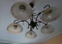 Komplet żyrandol+ lampa stojąca — ujęcie 2