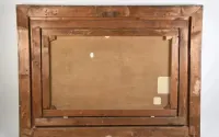 Krowy na pastwisku obraz malowany 98/72cm 19 wiek — ujęcie 5