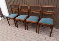 Krzesła ART-DECO Stare Antyk Komplet 4 Sztuki Po Renowacji Okazja. — ujęcie 2