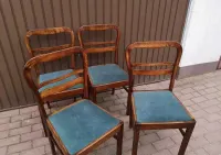 Krzesła ART-DECO Stare Antyk Komplet 4 Sztuki Po Renowacji Okazja. — ujęcie 4