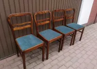 Krzesła ART-DECO Stare Antyk Komplet 4 Sztuki Po Renowacji Okazja. — ujęcie 5