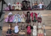 Lalki porcelanowe Deagostini - cena za sztukę- stroje ludowe świata — ujęcie 3