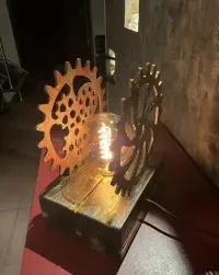 Lampa - ręczna robota, unikat — ujęcie 3