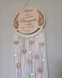 Makrama prezent dla nauczyciela — ujęcie 2