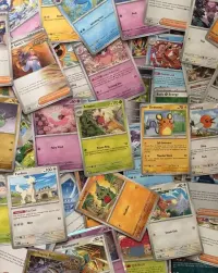 MIX kart pokemon! 100 sztuk — ujęcie 2