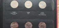 Monety komplet od 1990 do 1995 nowy klaser, zamiana na rybak bałwanek — ujęcie 3