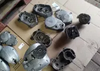 Motorynka Romet Komar Wsk Jawa kartery silnik cylinder gaźnik  części komplet ogromny zestaw — ujęcie 3