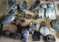 Motorynka Romet Komar Wsk Jawa kartery silnik cylinder gaźnik  części komplet ogromny zestaw — ujęcie 4