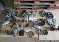 Motorynka Romet Komar Wsk Jawa kartery silnik cylinder gaźnik  części komplet ogromny zestaw — ujęcie 5