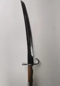 Niemiecki bagnet MAUSER z || Wojny Światowej + oryginalna POCHWA na niego. — ujęcie 2