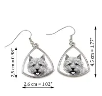 Norwich Terrier kolczyki ze zdjęciem psa Art-Dog — ujęcie 2
