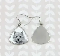 Norwich Terrier kolczyki ze zdjęciem psa Art-Dog — ujęcie 4