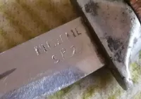Nożyk finka SFZ Poznań, lata 60., PRL — ujęcie 2