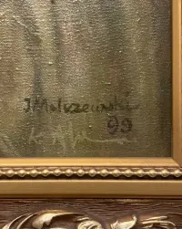 Obraz olejny Dariusz Kaleta Portret Adama Asnyka — ujęcie 3
