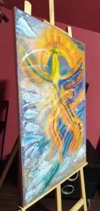 Obraz olejny " Ognisty FENIX" — ujęcie 3