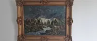 Obraz olejny Selhorst 1950r. — ujęcie 5