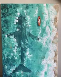 Obraz "W oceanie", 60x80 — ujęcie 5