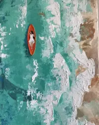 Obraz "W oceanie", 60x80 — ujęcie 4