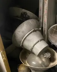 Oryginalne Stare Lampy Przemysłowe Loft Industrial PRL | Duże | 50 szt. — ujęcie 2