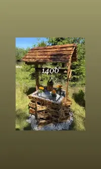 Ozdobna studzienka ogrodowa- ręcznie wykonana — ujęcie 2