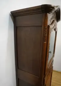 Piękna rzeźbiona witryna / barek / słupek szer. 80cm — ujęcie 4
