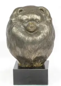 Pomeranian głowa na kamieniu Art-Dog — ujęcie 2