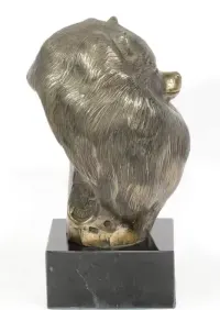 Pomeranian głowa na kamieniu Art-Dog — ujęcie 3