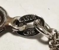 Przedwojenny Srebrny Krzyżyk Patriotyczny z Orłem (Pamiątka II RP, 3g) — ujęcie 3