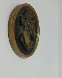 Relief z brązu.Antyk ,medalion . Starożytny wojownik. 2,8 kg. — ujęcie 5