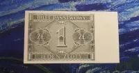 RZADKOŚĆ ! 1 Złoty 1938 s. IG UNC/UNC- Błąd druku — ujęcie 2