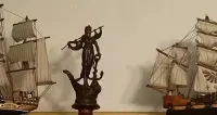 Rzeźba, figura, muza,   brązowienie, XIX w., uzaza — ujęcie 4