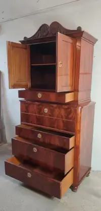 Sekretera Biedermeier mahoń — ujęcie 4