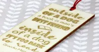 Seter angielski zakładka do książki outside Art-Dog — ujęcie 3