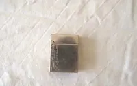 Srebrna zapalniczka vintage Marlboro Light up with flavor, Daje iskrę! — ujęcie 3