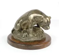 Staffordshire Bull Terrier figurka na drewnie Art-Dog — ujęcie 3