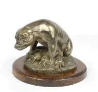 Staffordshire Bull Terrier figurka na drewnie Art-Dog — ujęcie 4
