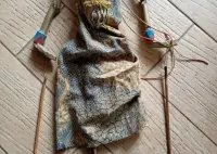 Stara oryginalna teatralna indonezyjska lalka Wayang Golek — ujęcie 3