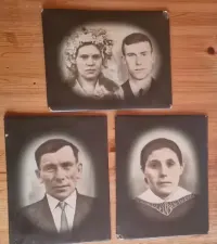 Stare monidło obraz portret stare zdjęcie  2 sztuki plus 3 gratis — ujęcie 3