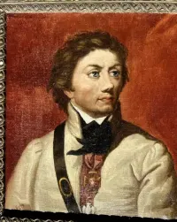Stary obraz TADEUSZ KOŚCIUSZKO, Antyk, XIX wiek, polskie malarstwo — ujęcie 2