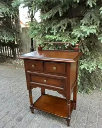 Stylowa Komoda, Szafka, Kredens, Sekretarzyk, Ludwik Uniakt Po Renowacji — ujęcie 4