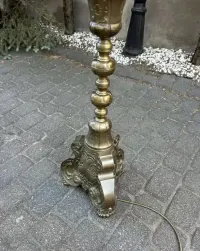 Stylowa Lampa Stojąca Moisężna Masywna Ciężka !! Lwie Łapy Ludwik Anyk Stan BDB — ujęcie 5