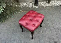 Stylowa Pufa Taboret Ludwikowski Hoker Fotel cbKrzesło Ludwikowski Podnóżek Ludwik Po Renowacji — ujęcie 3