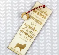 Tervueren Owczarek belgijski zakładka do książki outside Art-Dog — ujęcie 2