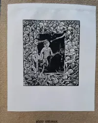 Unikat Ekslibris Exlibris Józef Gielniak — ujęcie 3