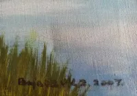 Uroczy obraz olejny sygnowany rok 2007 — ujęcie 2
