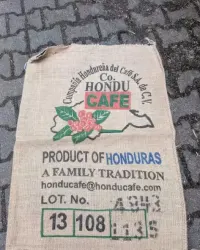 worki jutowe, MIX wzorów tkanina jutowa juta naturalna — ujęcie 3